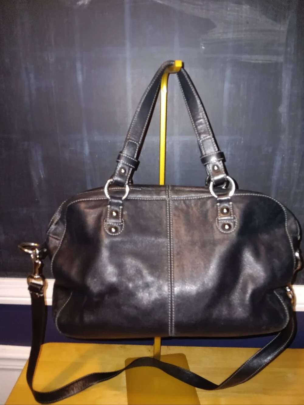 Coach Leather Chelsea Bag With Long Strap